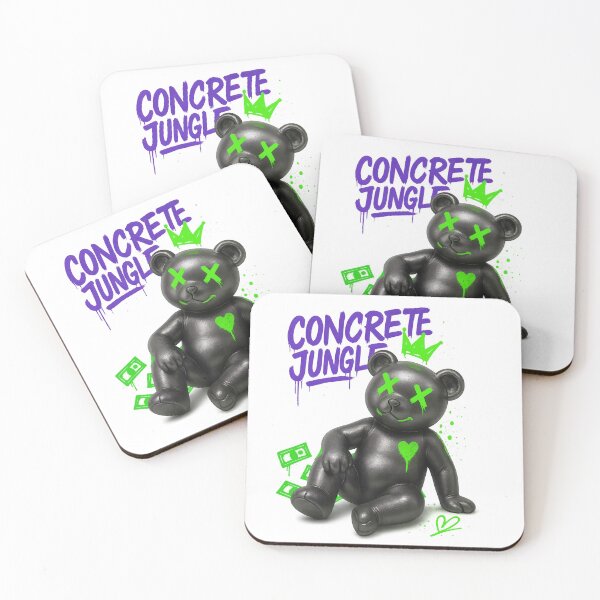 Item preview, Concrete Jungle Graffiti Teddy Bear designed and sold by AtuqStudio.