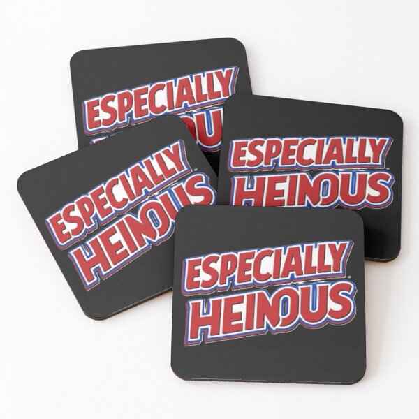Item preview, Especially Heinous – Comic Book Style Crime Quote Design designed and sold by MyBestTeeses.