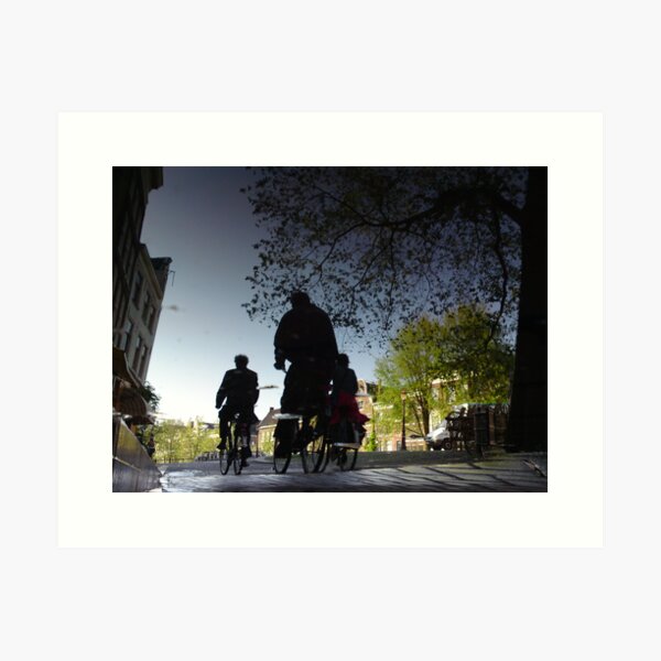 Reflections of Amsterdam - The Ghost Riders Art Print