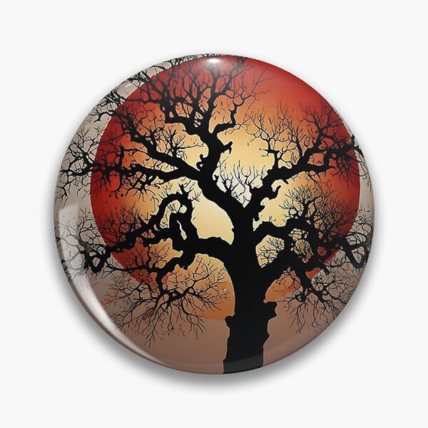 Item preview, Crimson Horizon: Mystical Tree Silhouette at Dusk designed and sold by VA Design.
