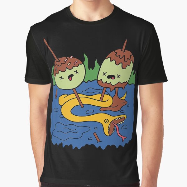 Item preview, Abenteuerzeit | Candy Chaos Adventure – Parodie Karamelläpfel vs. Schlange designed and sold by YONKO STORE.
