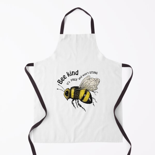 Item preview, Be Kind; It's FREE and Won't STING, Illustration of Flying Bee designed and sold by JoyfulWhimsy.
