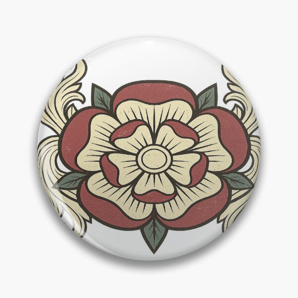 Item preview, Vintage Tudor Rose Emblem – Distressed Floral Heraldry Design designed and sold by Candlewood Museum & Gift Shoppe.