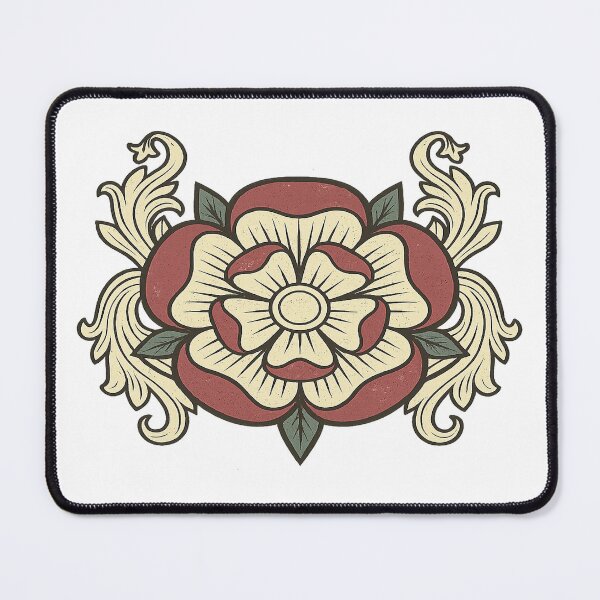Item preview, Vintage Tudor Rose Emblem – Distressed Floral Heraldry Design designed and sold by Candlewood Museum & Gift Shoppe.