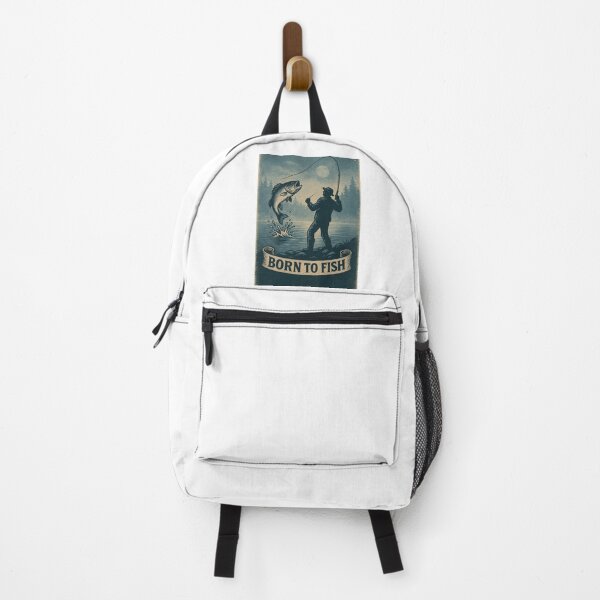 Item preview, Born to Fish Vintage Night Scene designed and sold by dessertcruzing.