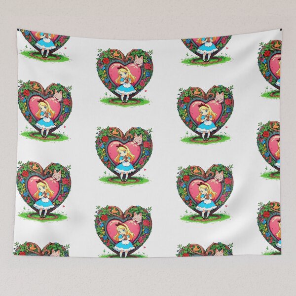 Item preview, Alice in wonderland Fairytale Heart designed and sold by Digiheart.