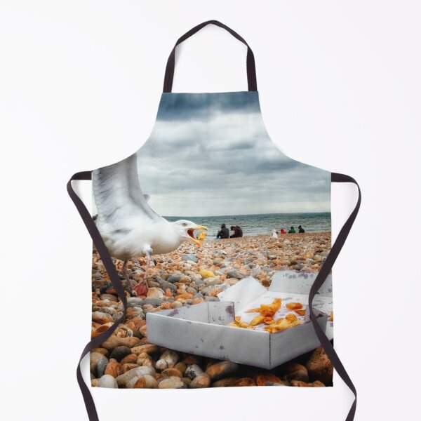 Item preview, Brighton Seagull Chips Attack - "Thieves of the Sea" by heidiannemorris © designed and sold by FOLK ART FUSION by heidiannemorris.