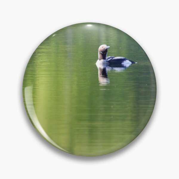 Item preview, Minimal and green. Black-throated loon designed and sold by Jouko Lehto Photography.