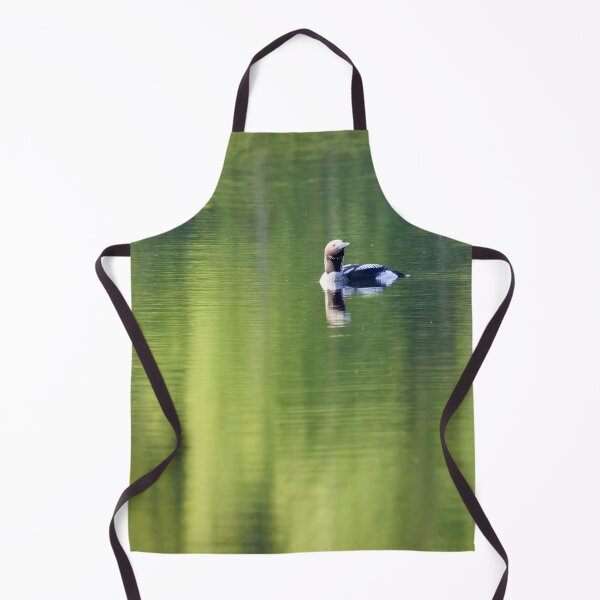 Item preview, Minimal and green. Black-throated loon designed and sold by Jouko Lehto Photography.