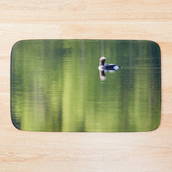 Item preview, Minimal and green. Black-throated loon designed and sold by Jouko Lehto Photography.