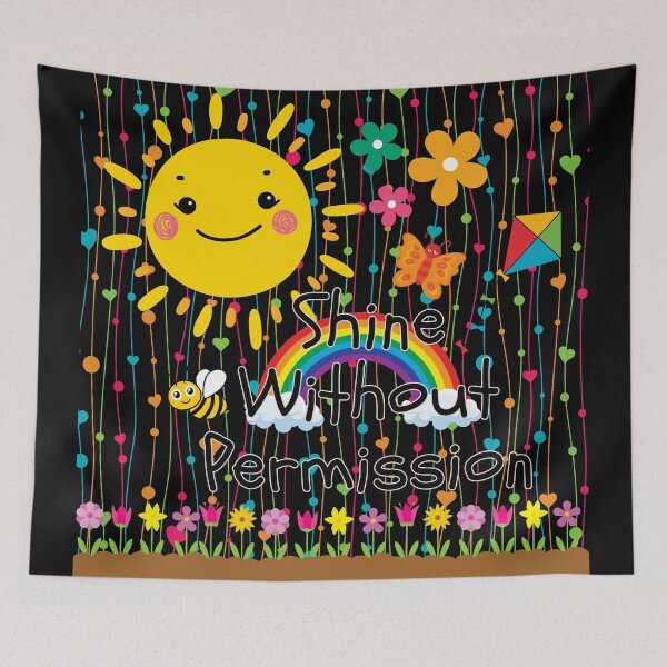 Item preview, Shine Without Permission designed and sold by HappyHavenStu.