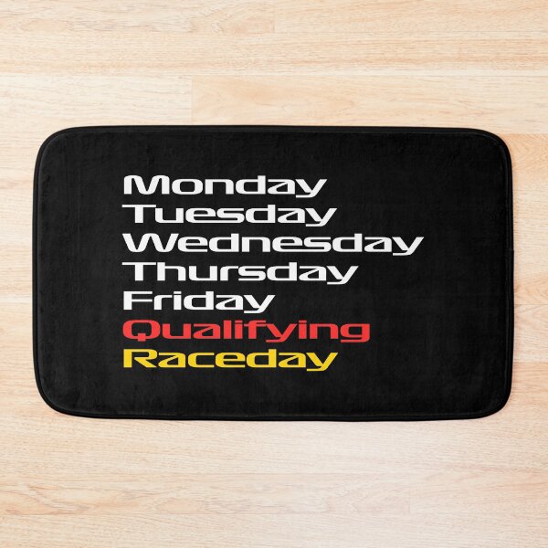 Item preview, F1 Fan Race Week Schedule designed and sold by yvotyArt.