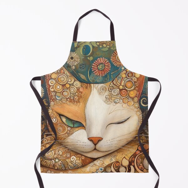 Item preview, Whimsical Klimt cat portrait4 designed and sold by peterlawrence13.