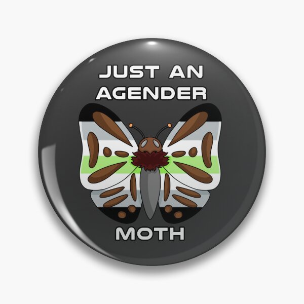 Item preview, Just An Agender Moth designed and sold by CosmficFurying.