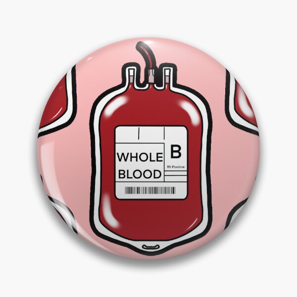 Item preview, B positive blood bag designed and sold by ashyssciencedesigns.