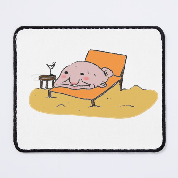 Item preview, Blobfish on the beach designed and sold by MiNaStyleDoodles.