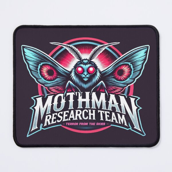 Item preview, Mothman Research Team – Cryptid Hunter “Terror from the Skies” Tee designed and sold by Victor Shadehorn.