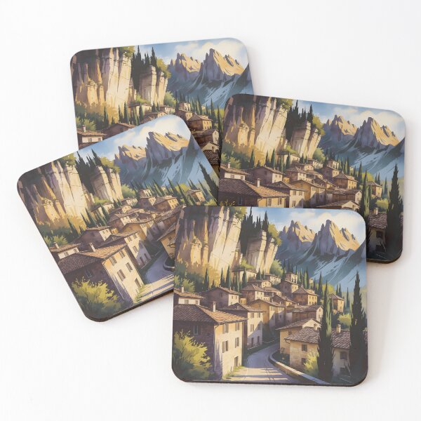 Item preview, Castelmezzano: Late Summer Golden Afternoon Glow designed and sold by LSVart.