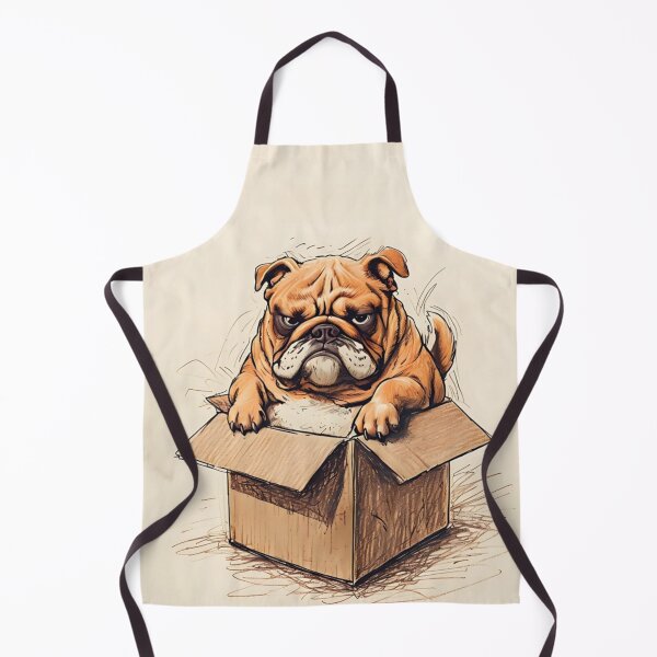 Item preview, Dog Trying to Fit in Box - I Almost Fit That Counts Funny Dog in Box designed and sold by Yuli Club.