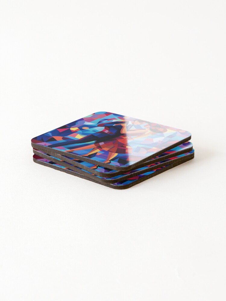Thumbnail 4 of 5, Coasters (Set of 4), Abstract Couple Dancing designed and sold by Rtymer.