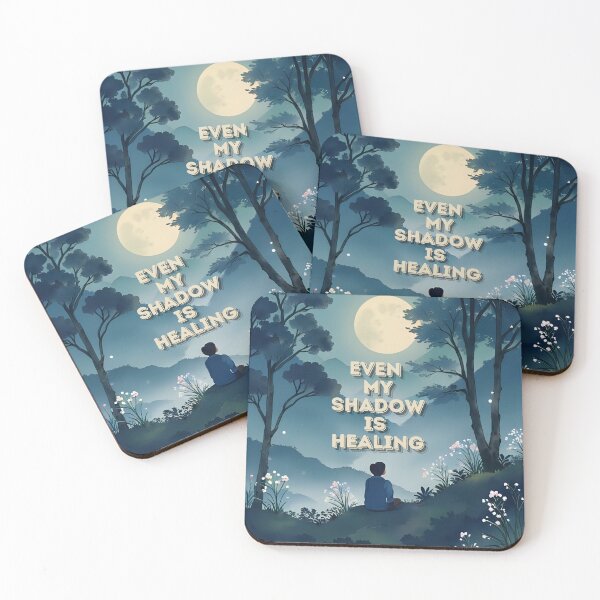 Item preview, Even My Shadow Is Healing – Self-Compassion Affirmation designed and sold by Paws and Ink Art.