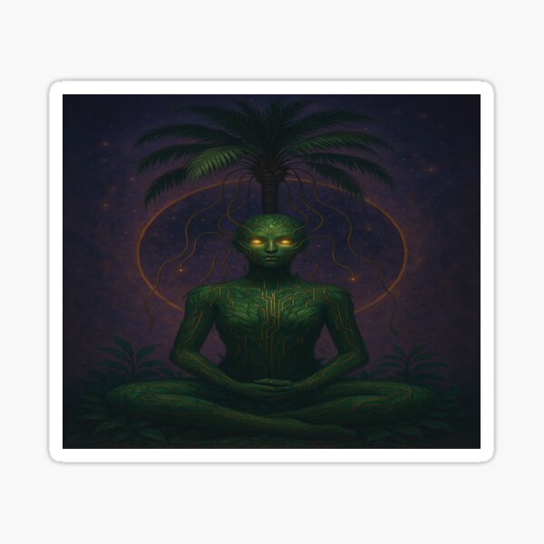 Item preview, The Silica Oracle — Plant Connection and Cosmic Consciousness designed and sold by Tropicalmystic.