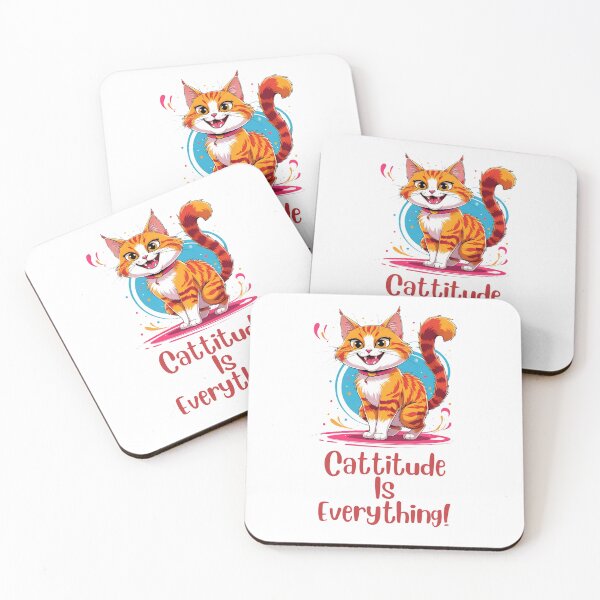 Item preview, Cattitude Is Everything! designed and sold by DesignsByDinger.