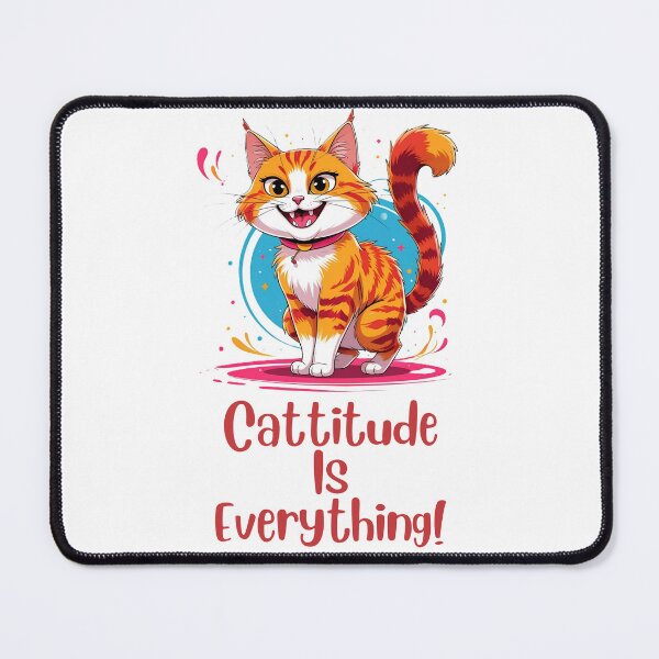 Item preview, Cattitude Is Everything! designed and sold by DesignsByDinger.