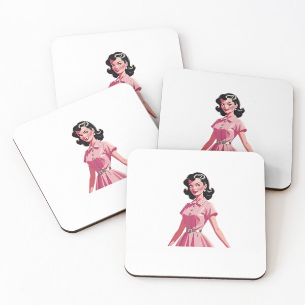 Artikelvorschau, Rosa Kleidung Mädchen Illustration entworfen und verkauft von layqaas.