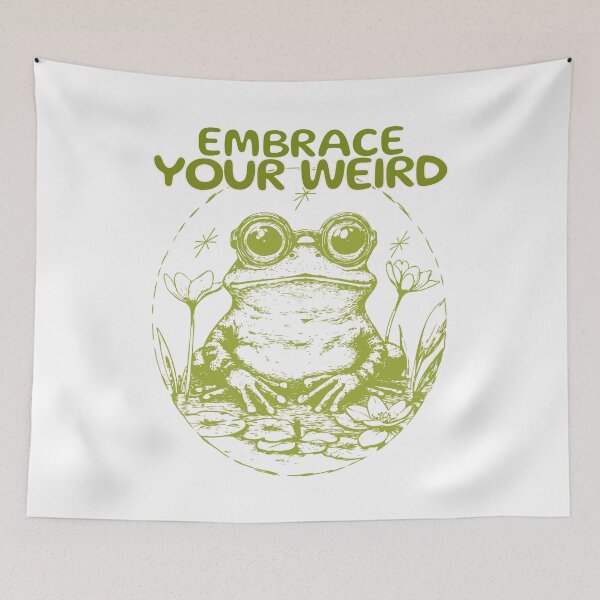 Item preview, abraza tu rareza - rana peculiar designed and sold by salvaverde.