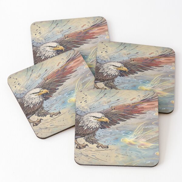 Item preview, Eagle Fury and Flying Summer Spirits Pattern Falcon-Frequency Drop-Amalgramation spirit of might designed and sold by Imaginarium of Chaos falcon88 .