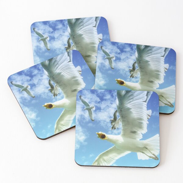 Item preview, Starving Brighton Gulls by heidiannemorris © designed and sold by FOLK ART FUSION by heidiannemorris.