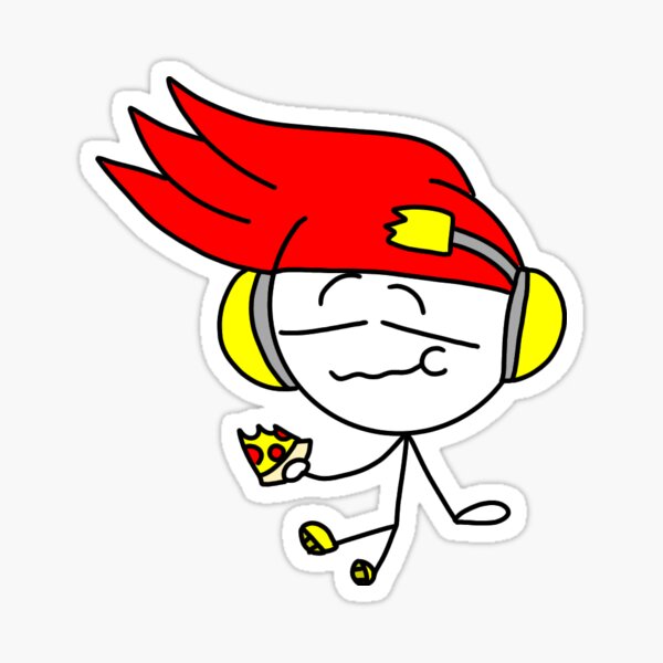 Item preview, Darwin Spark with Pizza  designed and sold by Darwin-Spark.