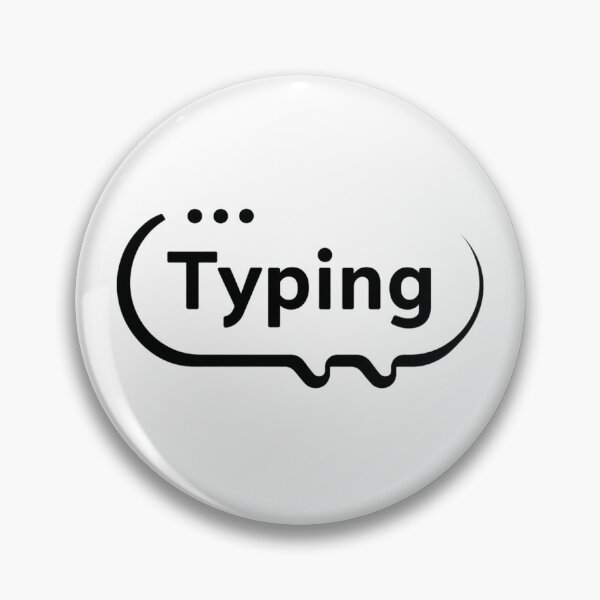 Item preview, Typing… – Minimalist Chat Bubble with Dots Icon designed and sold by Alphakenon.