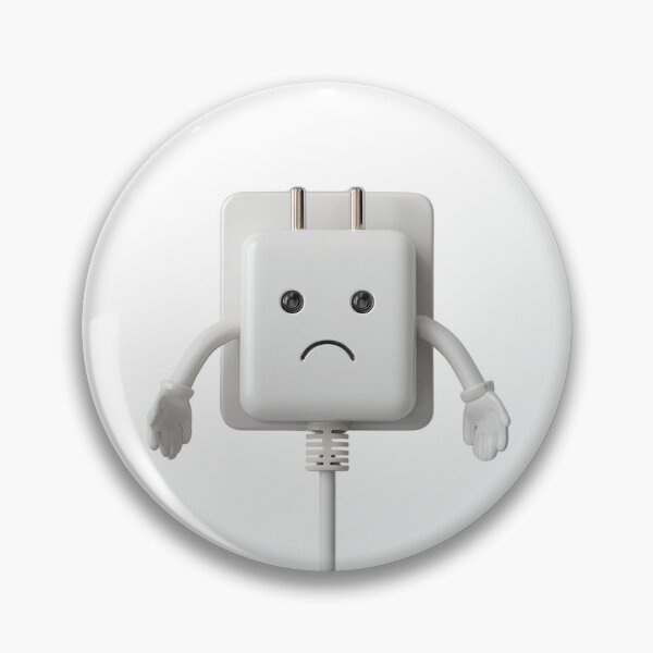 Item preview, Sad Plug – Emotional Power Outlet Character Design designed and sold by Alphakenon.