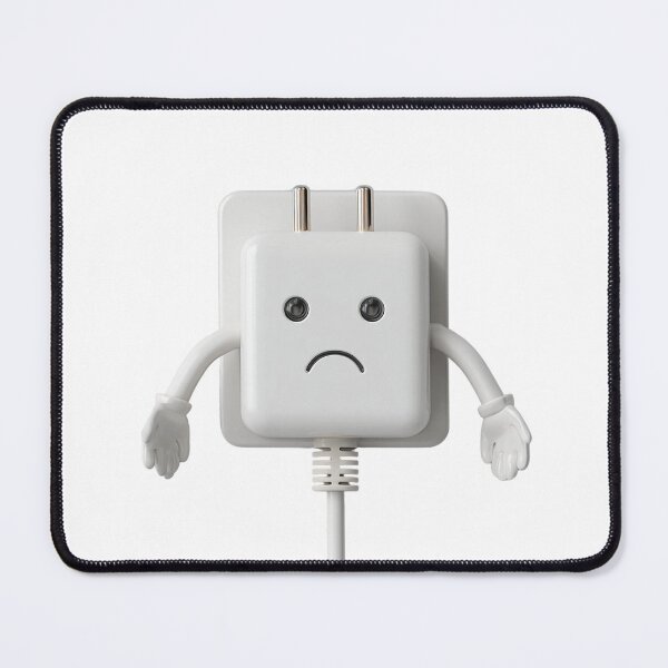 Item preview, Sad Plug – Emotional Power Outlet Character Design designed and sold by Alphakenon.