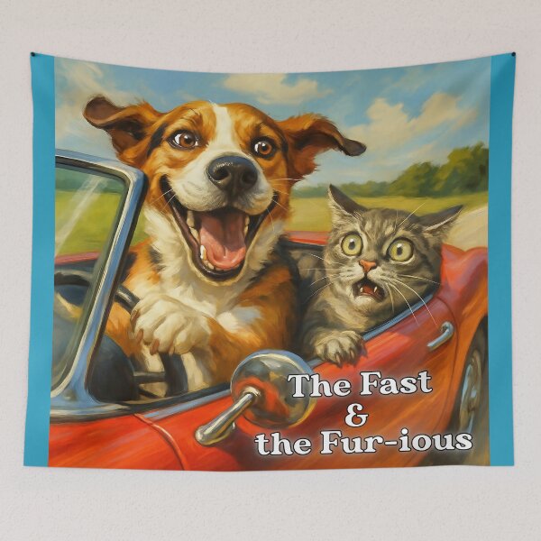 Item preview, The Fast and the Fur-ious Ride designed and sold by gleefulme.