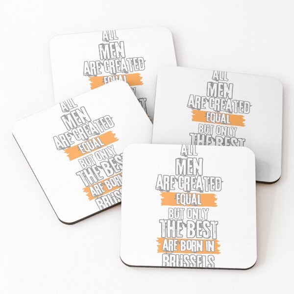 Item preview, Only the Best Are Born in Brussels – Funny Belgian Pride Design designed and sold by Redkaone.