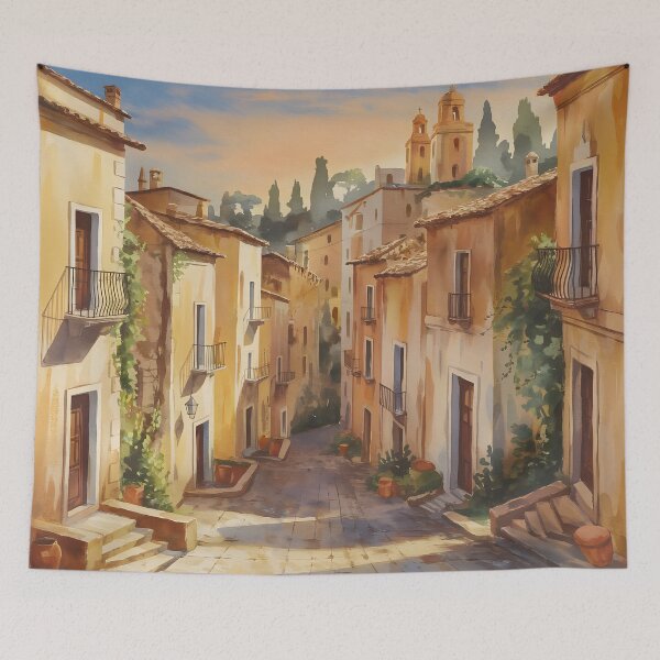 Item preview, Ragusa Ibla: Golden Afternoon in Sicily’s Old Town designed and sold by LSVart.