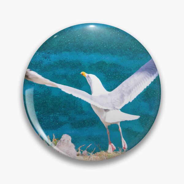 Item preview, Herring Gull Free and Fearless Launch by heidiannemorris © designed and sold by FOLK ART FUSION by heidiannemorris.