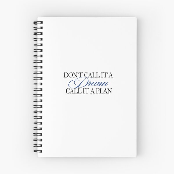 Item preview, Don’t Call It a Dream Call It a Plan – Elegant Motivational Quote designed and sold by Gracie_Designs.