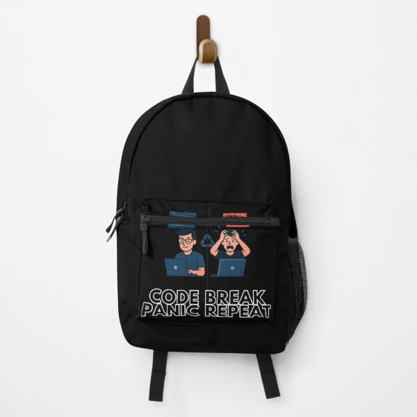 Item preview, Code. Break. Panic. Repeat. designed and sold by Shadydesigner.