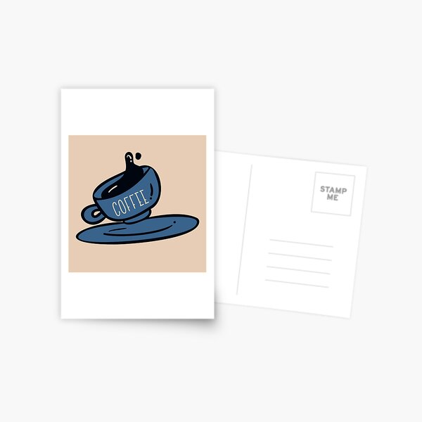 Item preview, Flat Design Illustration with Coffee Cup at Hand Draw Doodle Style	 designed and sold by AlginaPugachova.