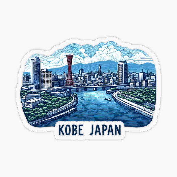 Item preview, Kobe Japan  designed and sold by PaintMeWorld.