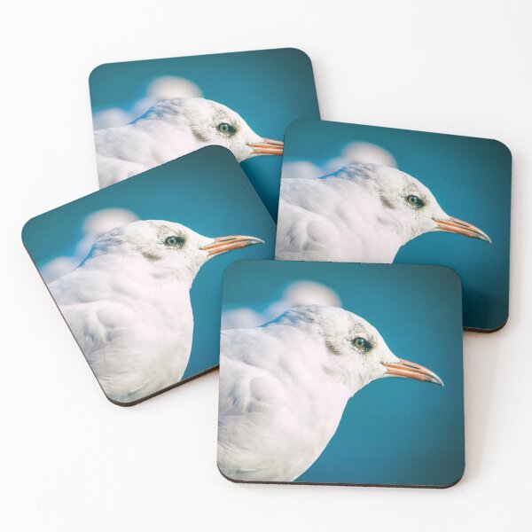 Item preview, Juvenile Black-headed Gull Serene Portrait by heidiannemorris © designed and sold by FOLK ART FUSION by heidiannemorris.