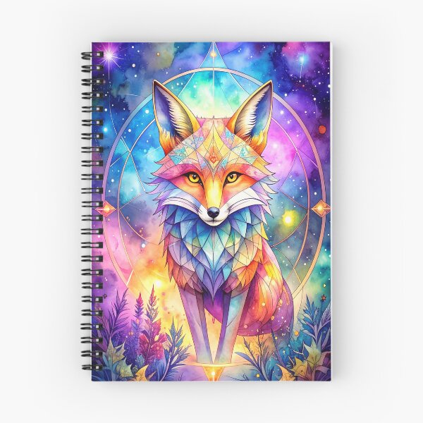 Item preview, Geometric Fox in Vibrant Forest designed and sold by Geonimalia.
