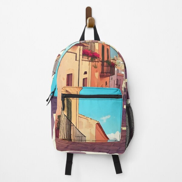 Item preview, Lipari Old Town: Hazy Summer Morning designed and sold by LSVart.