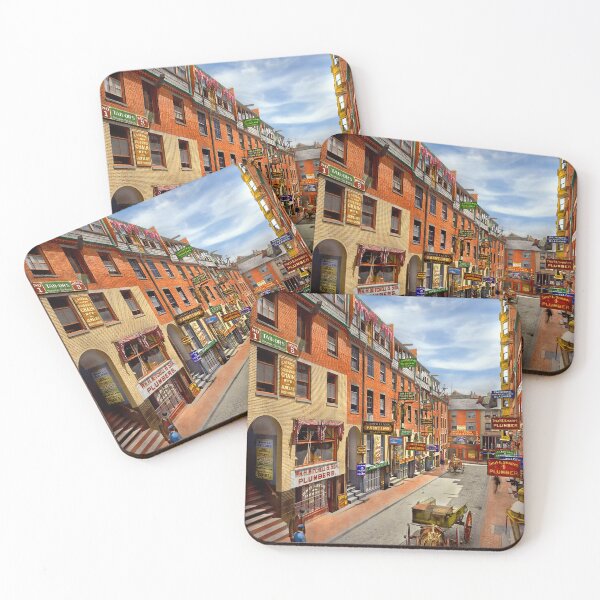 Item preview, City - Boston, MA - Vying for your attention 1901 designed and sold by Mike Savad Photography.