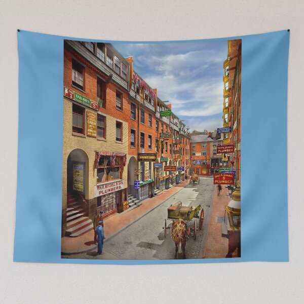 Item preview, City - Boston, MA - Vying for your attention 1901 designed and sold by Mike Savad Photography.