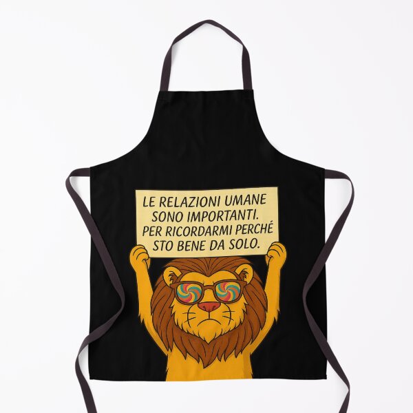 Item preview, Le relazioni umane – Leone Ironico designed and sold by IroniaeCo.